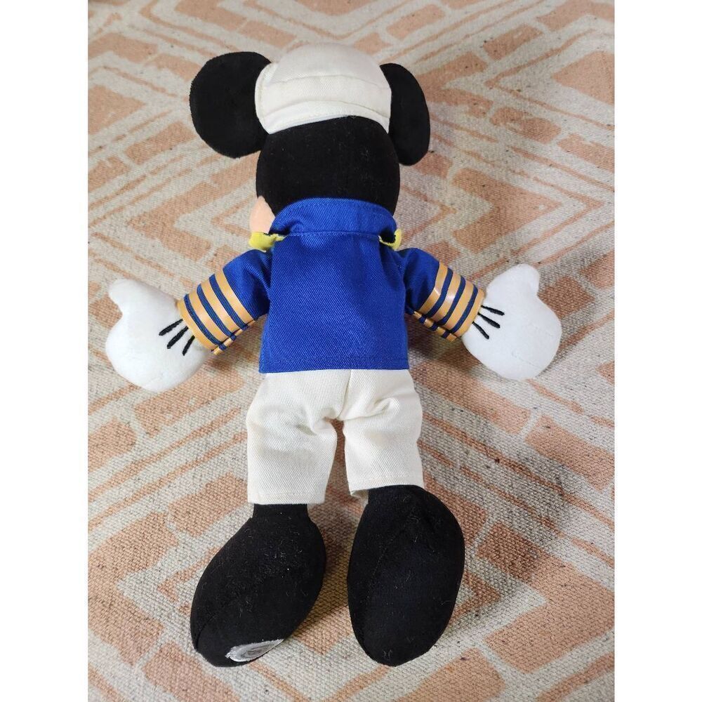 Walt Disney Mickey Sailor Plush Stuffed Animal Toy #A91 - Picture 5 of 7
